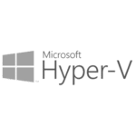 Microsoft Hyper-V logo and text