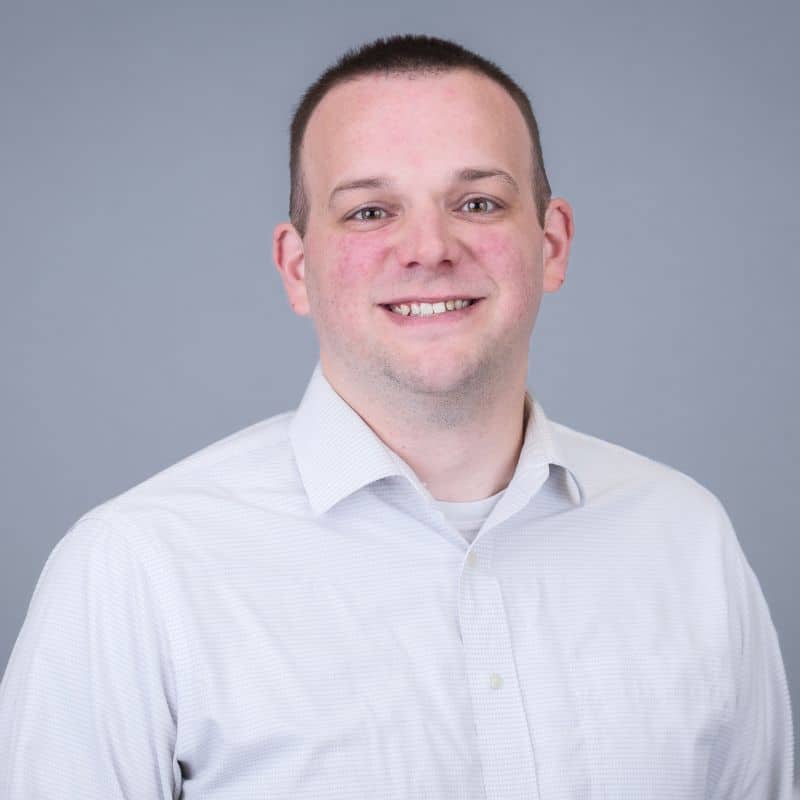 Man in a light-colored shirt